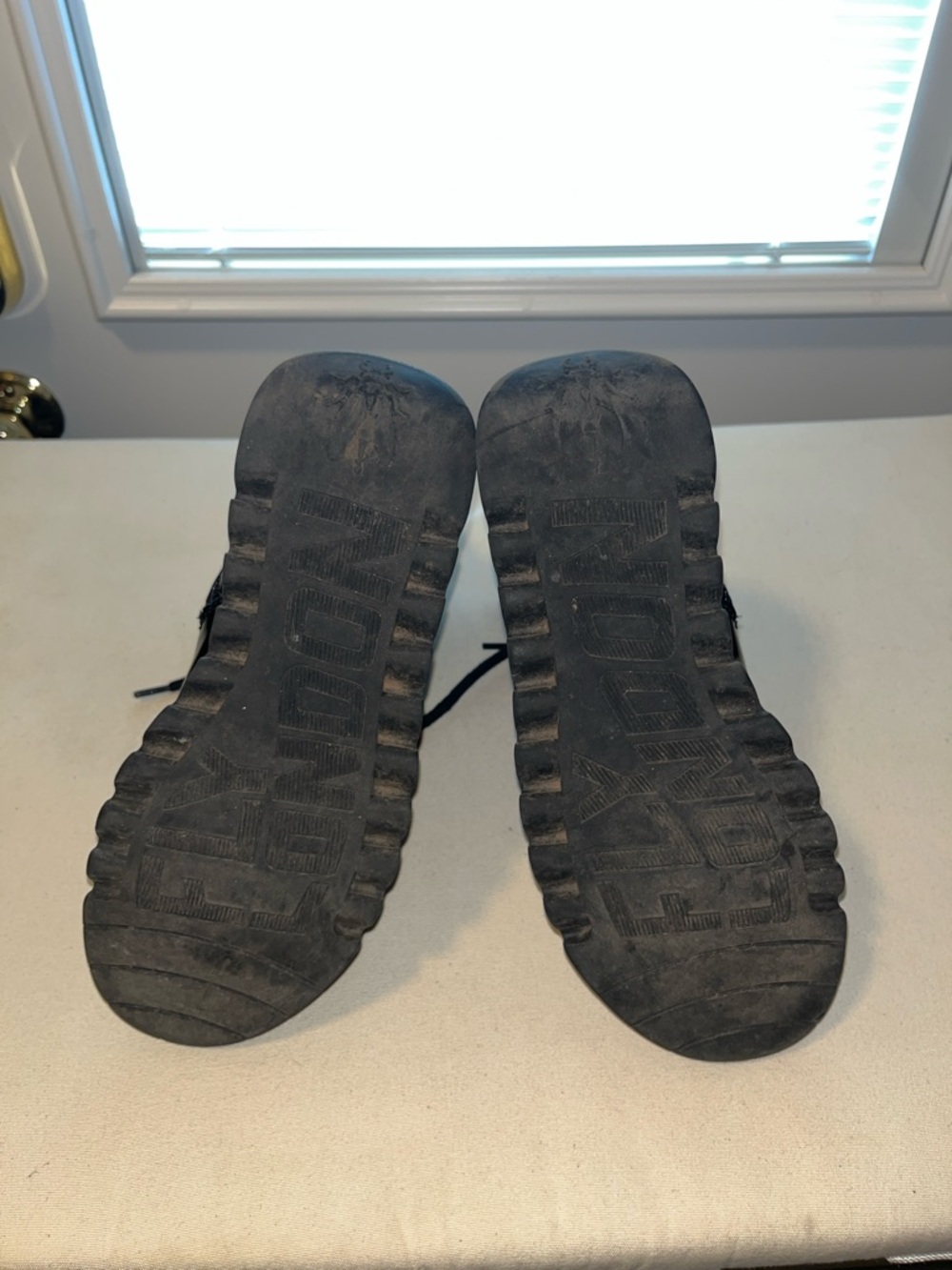 Fly London Black Patent Lace-Up Women's Boots - Picture 5 of 5